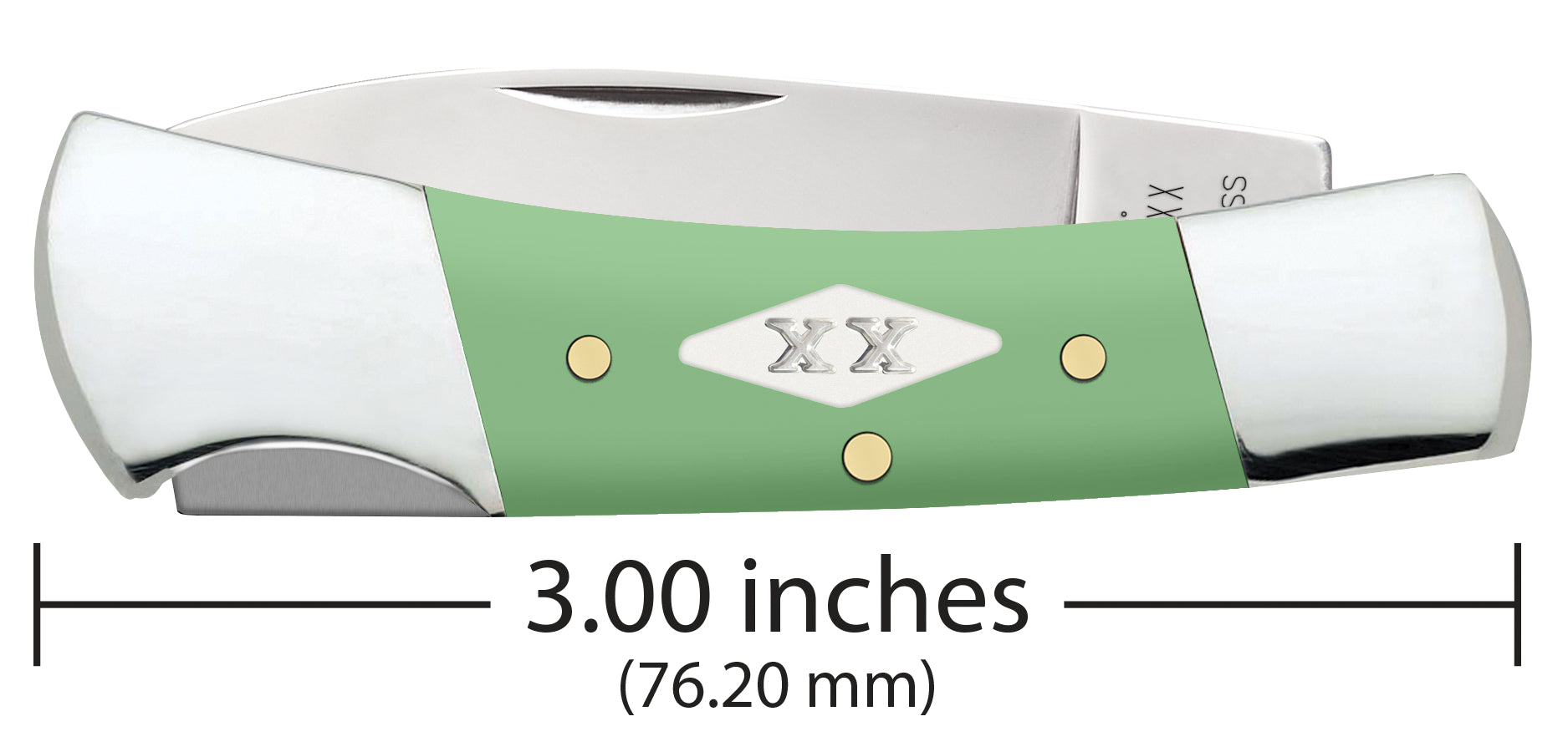 Case® | Smooth Mint Green Synthetic Lockback – caseknives.com