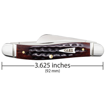 Pocket Worn® Corn Cob Jig Mahogany Bone Medium Stockman Dimensions