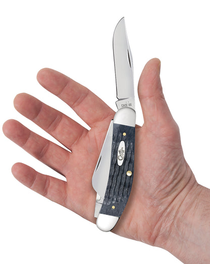 Pocket Worn® Crandall Jigged Gray Bone CS Sowbelly In Hand