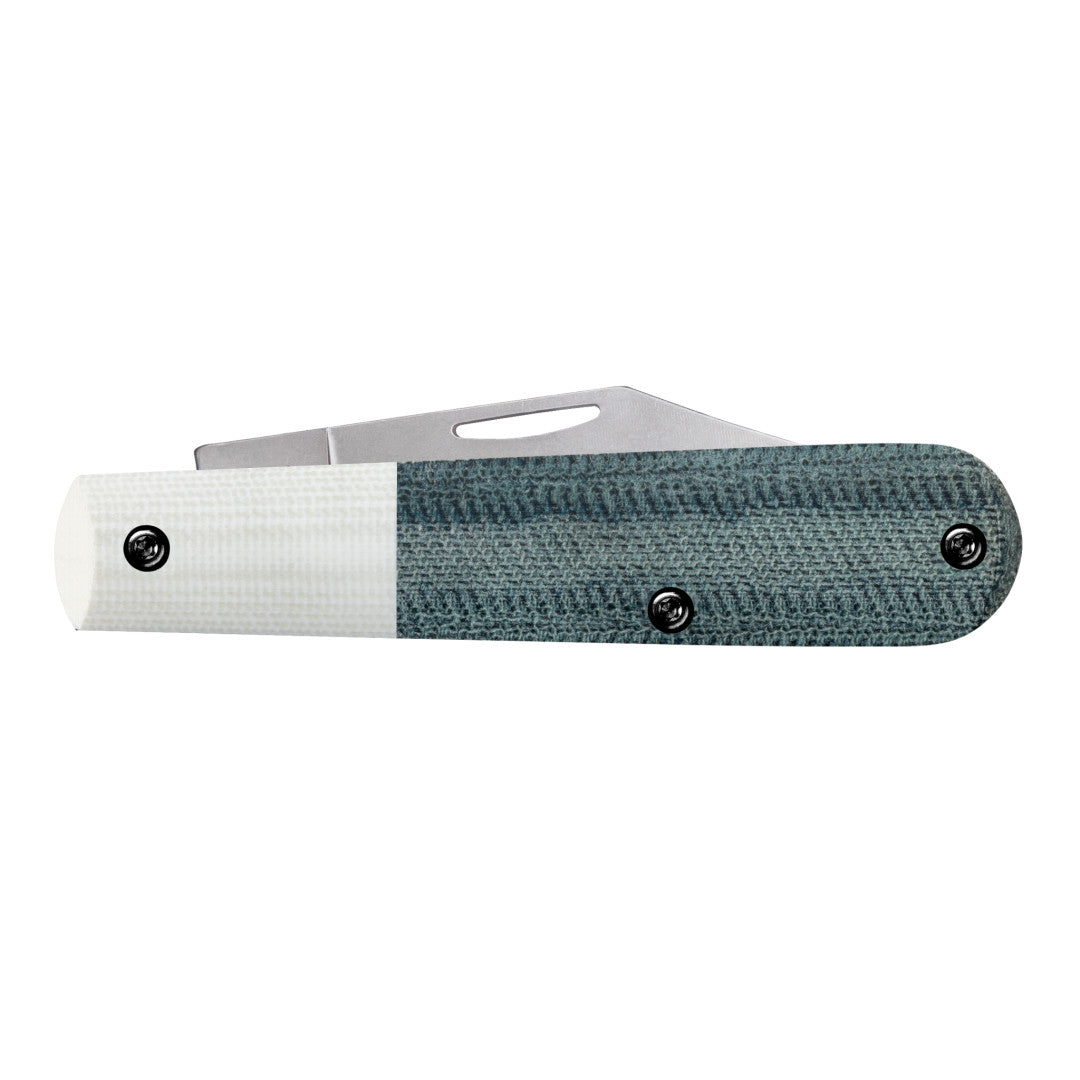 Crossroads™ Blue Denim Canvas Laminate w/ White G-10 XR Barlow Closed
