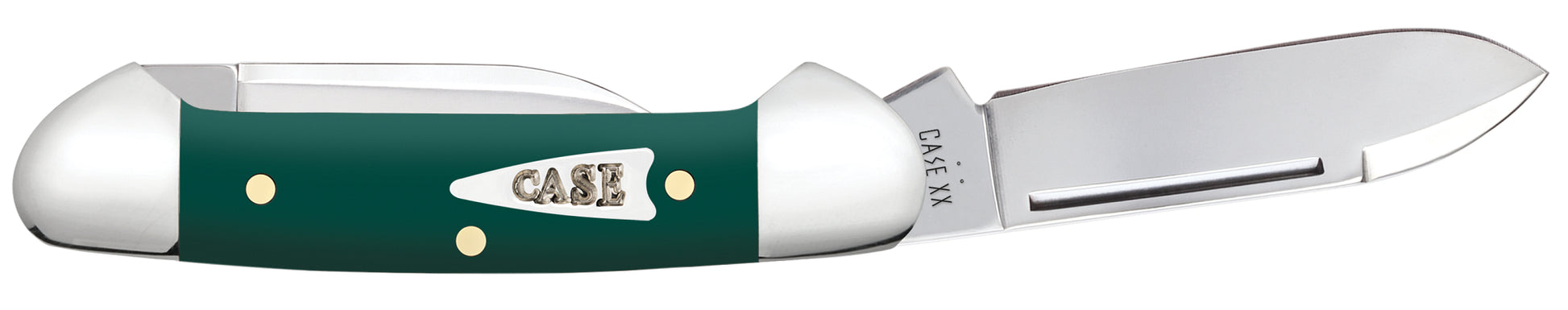 Smooth Spruce Green Synthetic Baby Butterbean Open