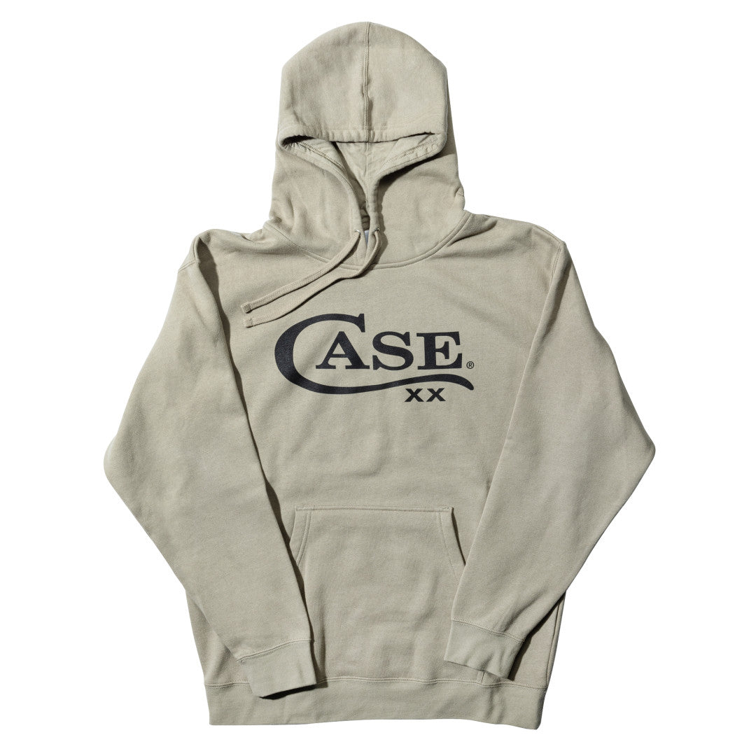 Cement Hooded Sweatshirt Front View