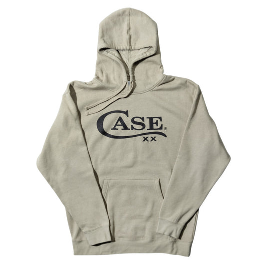 Cement Hooded Sweatshirt Front View