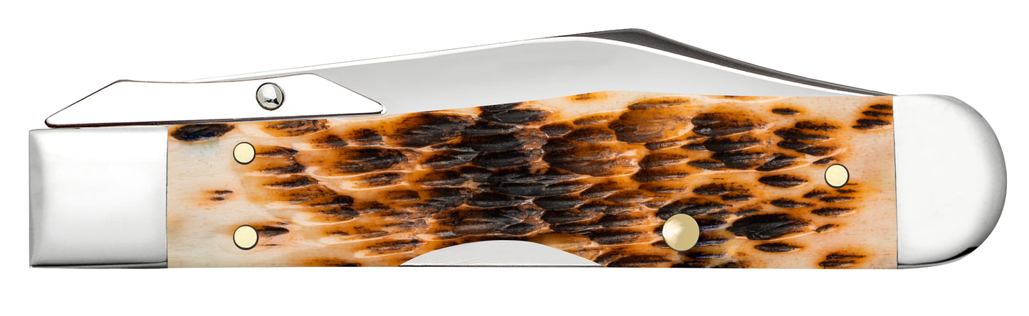 Vault - Peach Seed Jigged Amber Bone SS Cheetah® Cub Closed