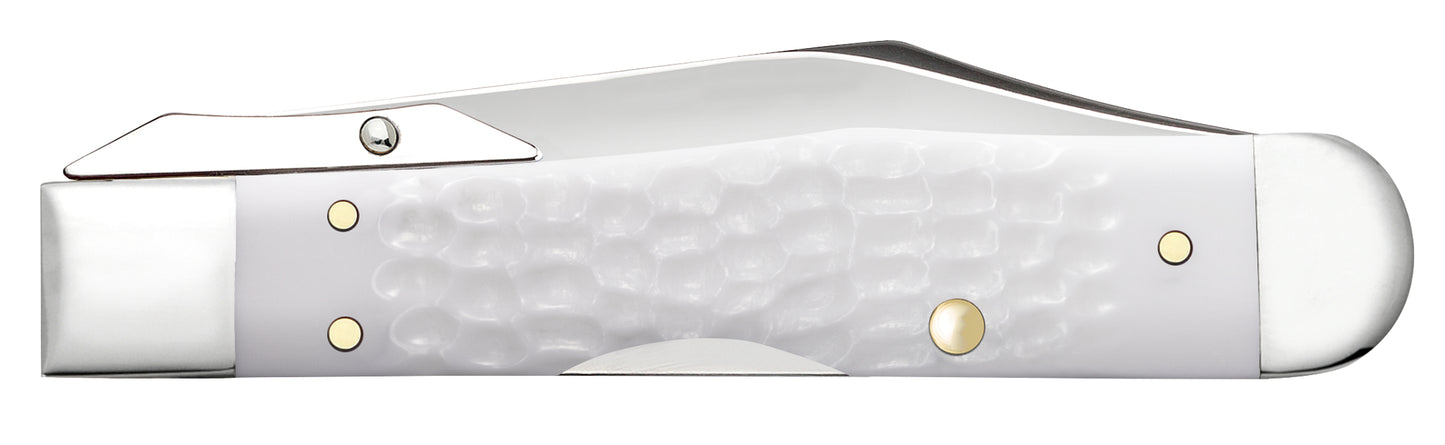 Standard Jigged White Synthetic Cheetah® Cub Closed
