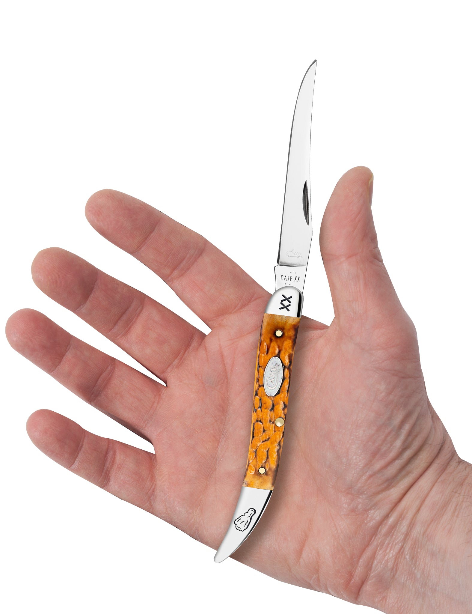 Case® | Case Chicken Wing: Jigged Burnt Persimmon Orange Bone