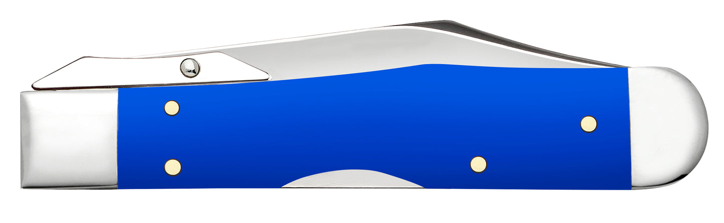 Royal Blue Synthetic Smooth Cheetah® Cub Closed
