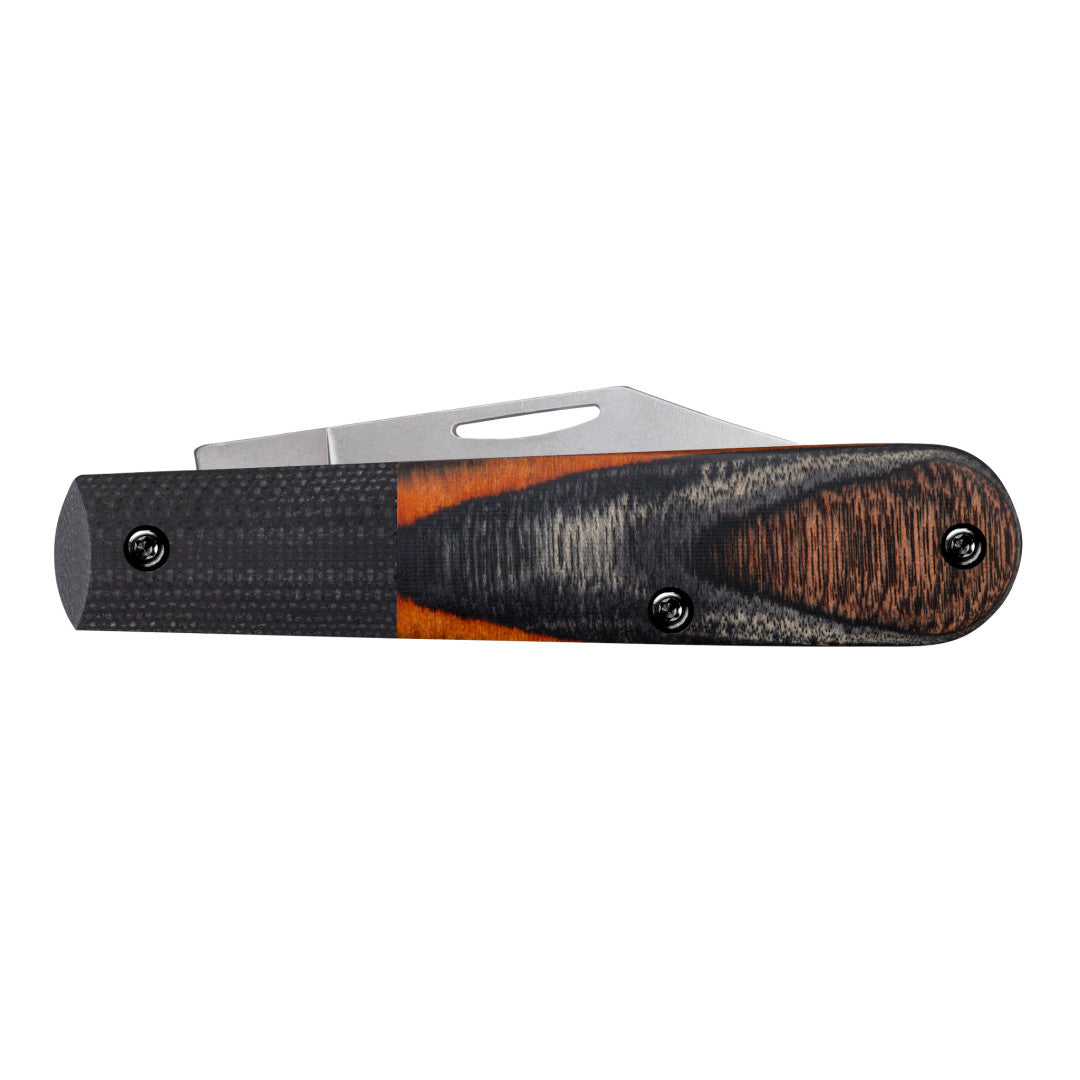 Crossroads™ Sloped Ember Glow DymaLux Wood w/ Black G-10 XR Barlow Closed