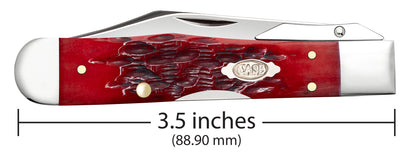Peach Seed Jigged Dark Red Bone CS Cheetah® Cub Dimensions