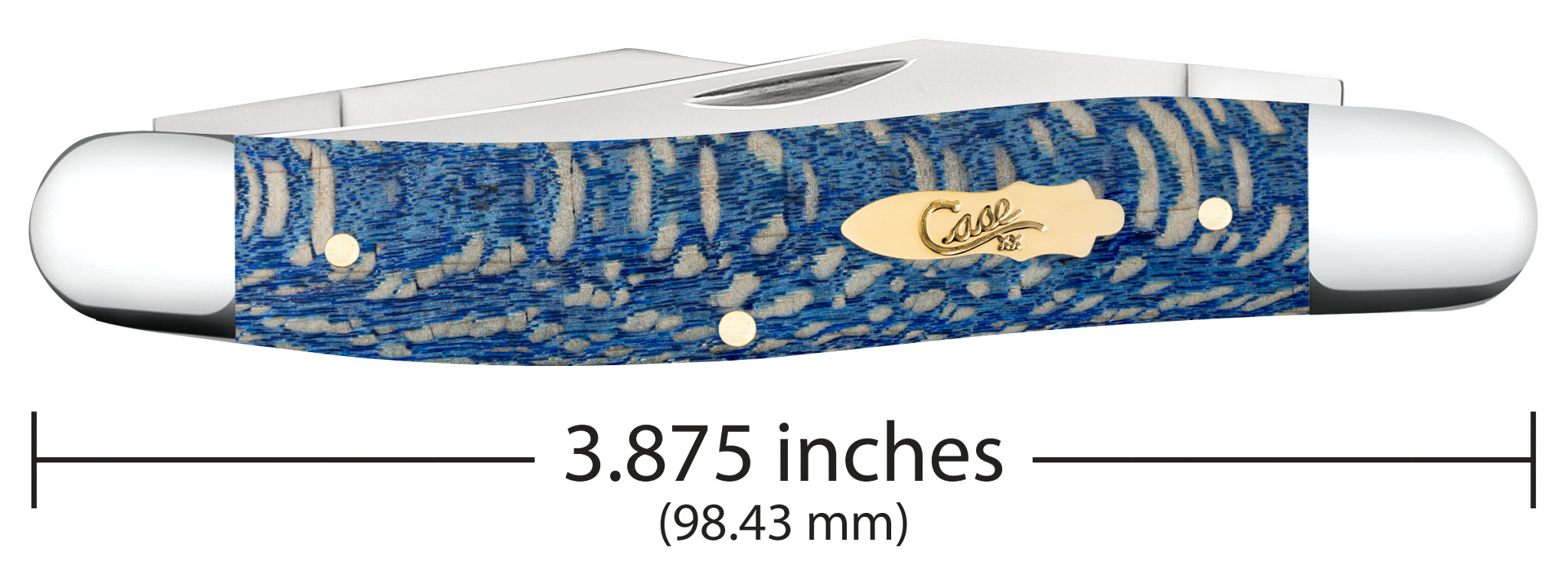 Case® | Smooth Blue Sycamore Wood Muskrat – caseknives.com
