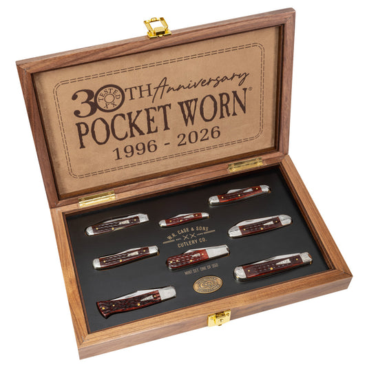 Pocket Worn® Corn Cob Jig Mahogany Bone Mint Set with Lid Open