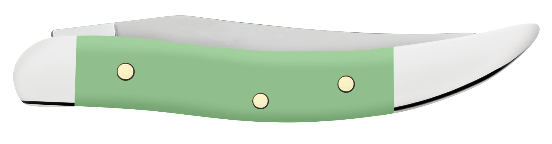 Smooth Mint Green Synthetic Small Texas Toothpick Closed