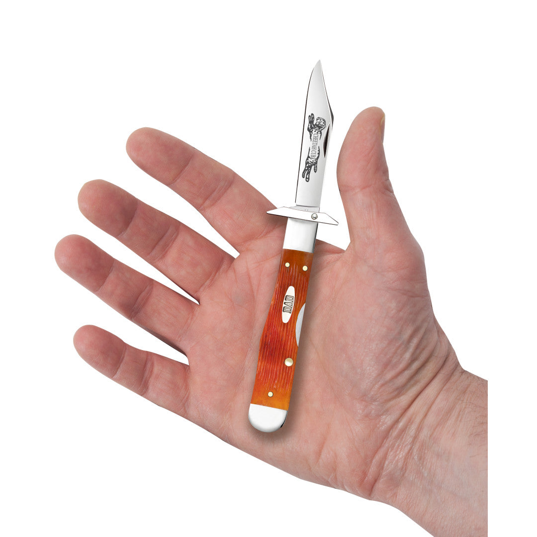 Father's Day Barnboard Jig Tequila Sunrise Bone Cheetah® Cub in Hand