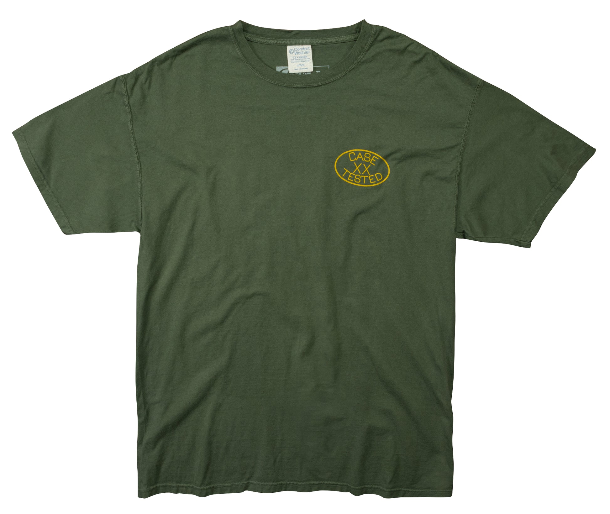 Moss Green T-Shirt Front View