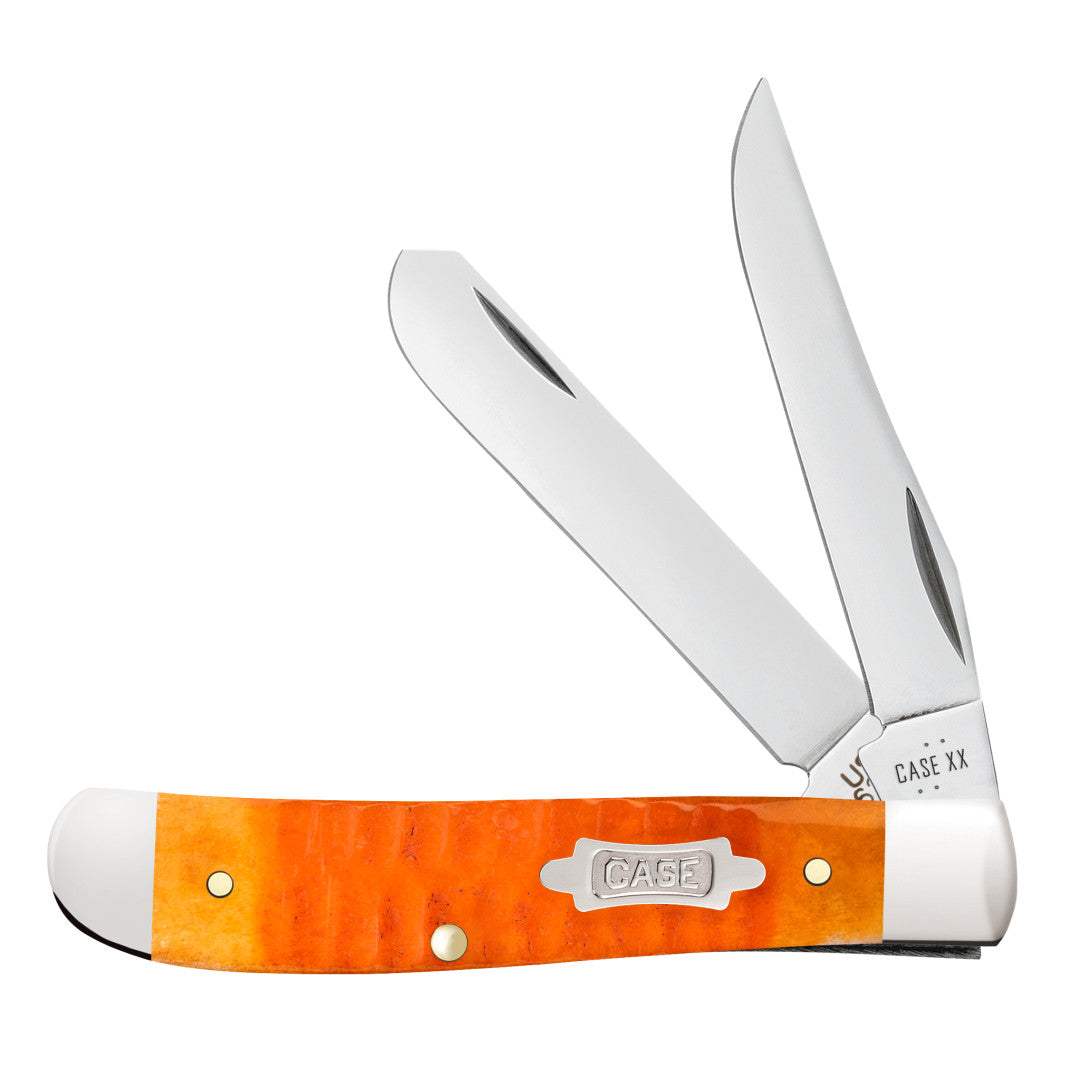 Gator Jig Persimmon Orange Bone CS Mini Trapper Front View