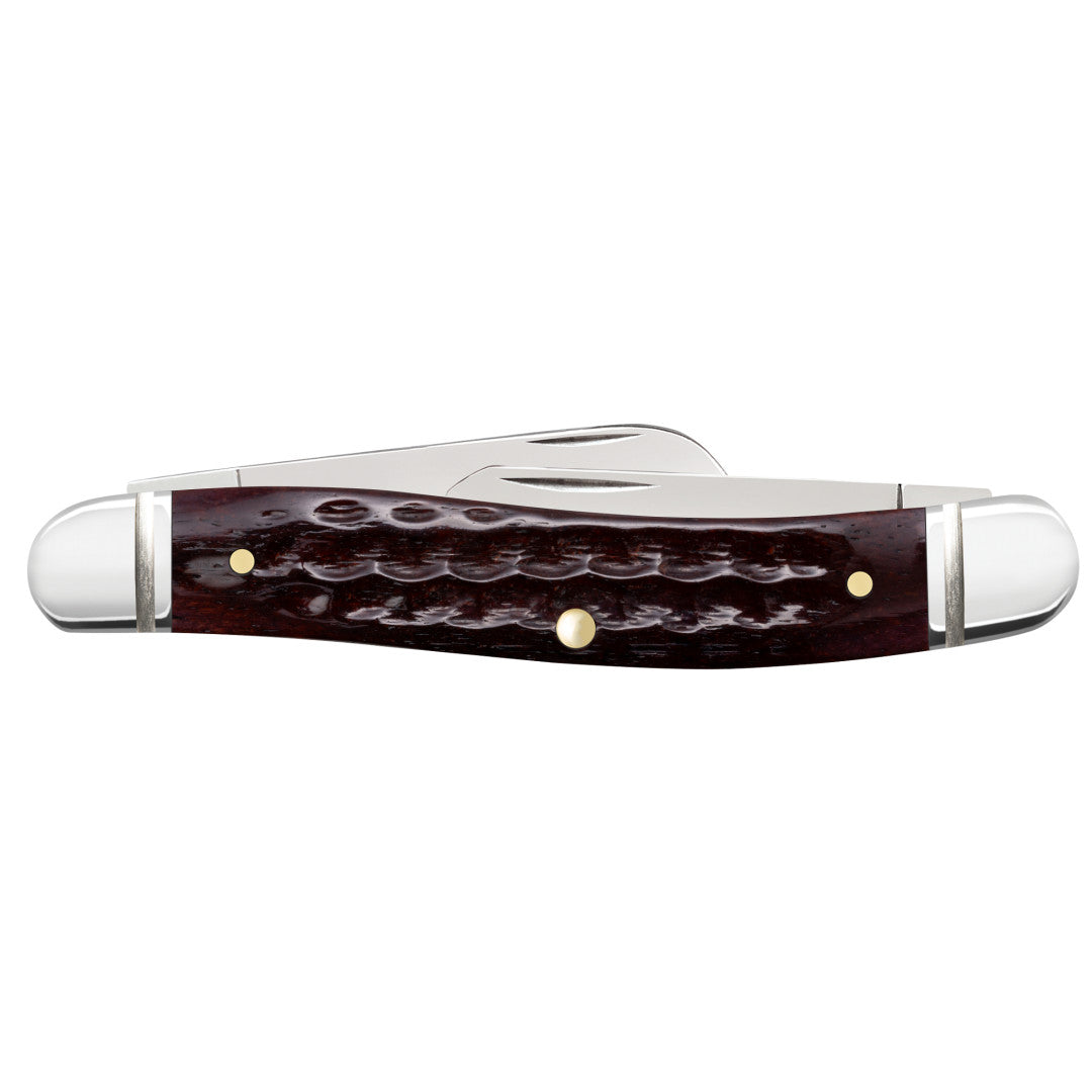Case® | Pocket Worn® Corn Cob Jig Mahogany Bone Medium Stockman