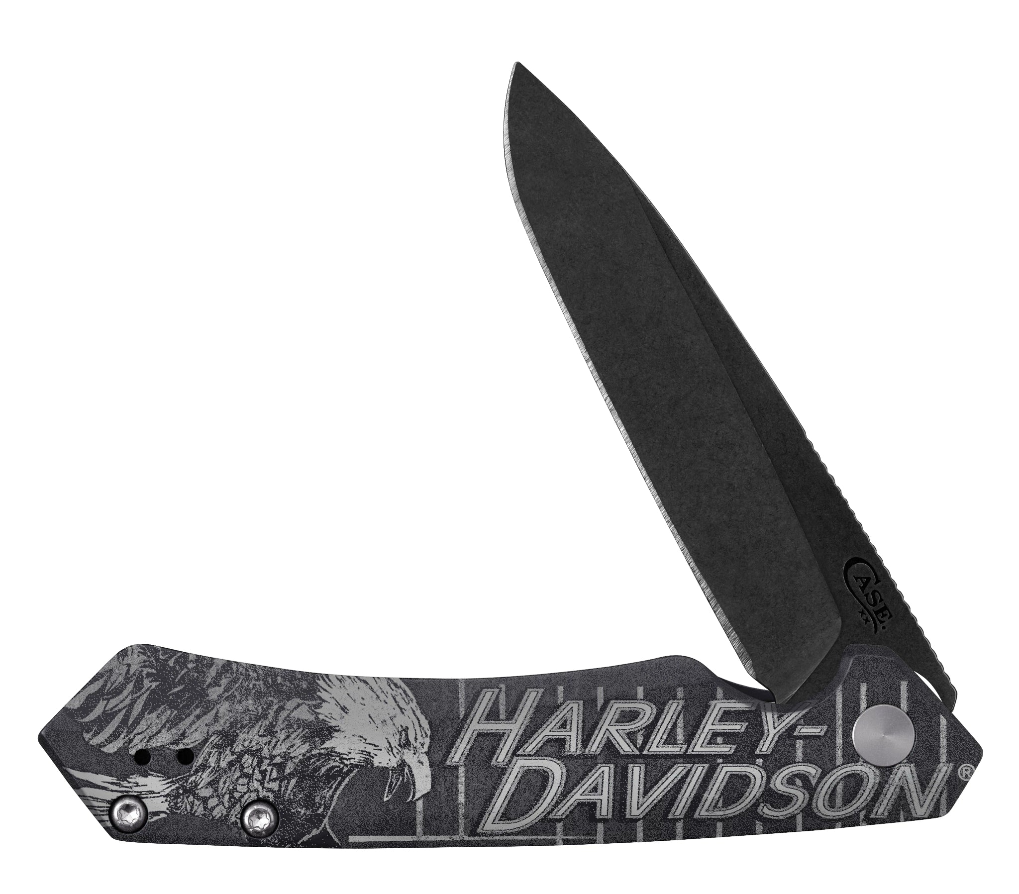 Case® | Harley Davidson® Embellished Smooth Black Anodized
