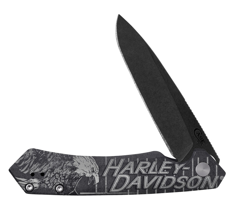 Case® | Harley Davidson® Embellished Smooth Black Anodized Aluminum ...