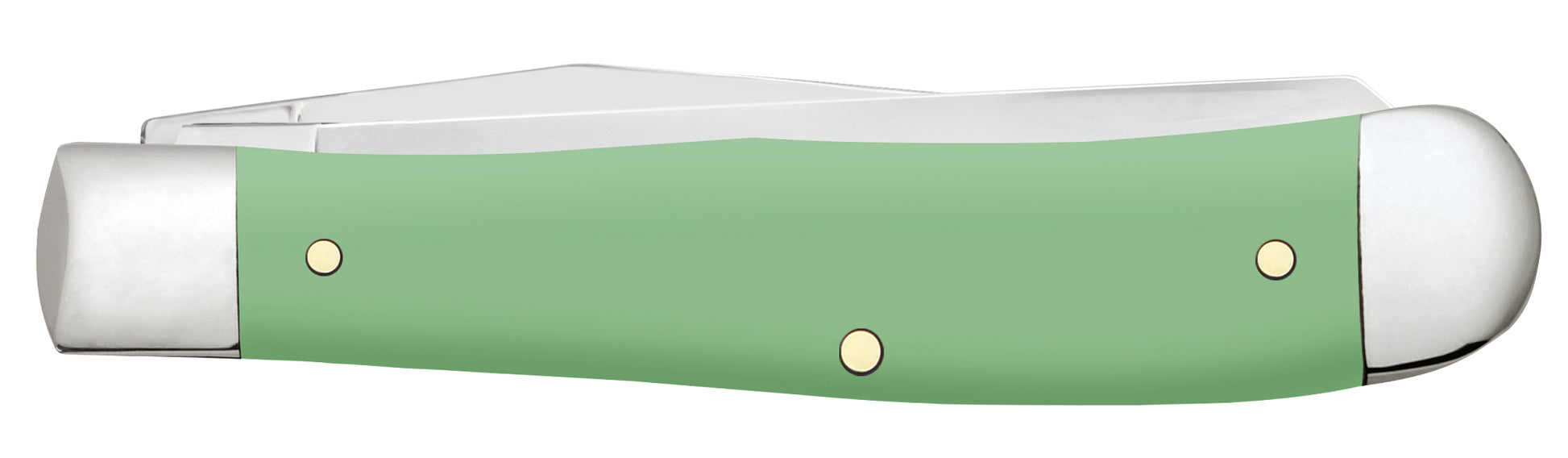 Smooth Mint Green Synthetic Trapper Closed