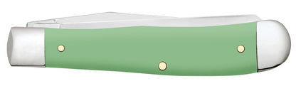 Smooth Mint Green Synthetic Trapper Closed