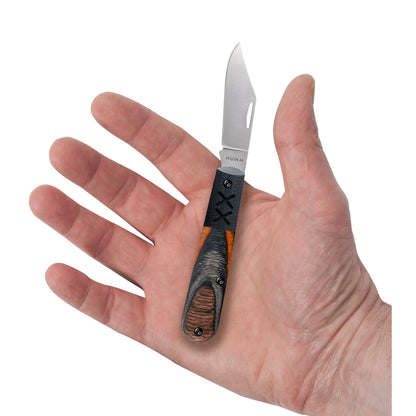 Crossroads™ Sloped Ember Glow DymaLux Wood w/ Black G-10 XR Barlow in Hand