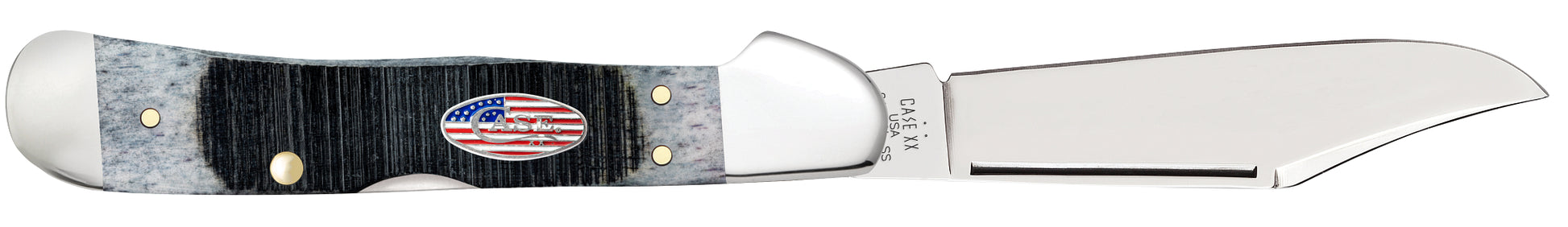 Sawcut Jigged Gray Bone CopperLock® Open