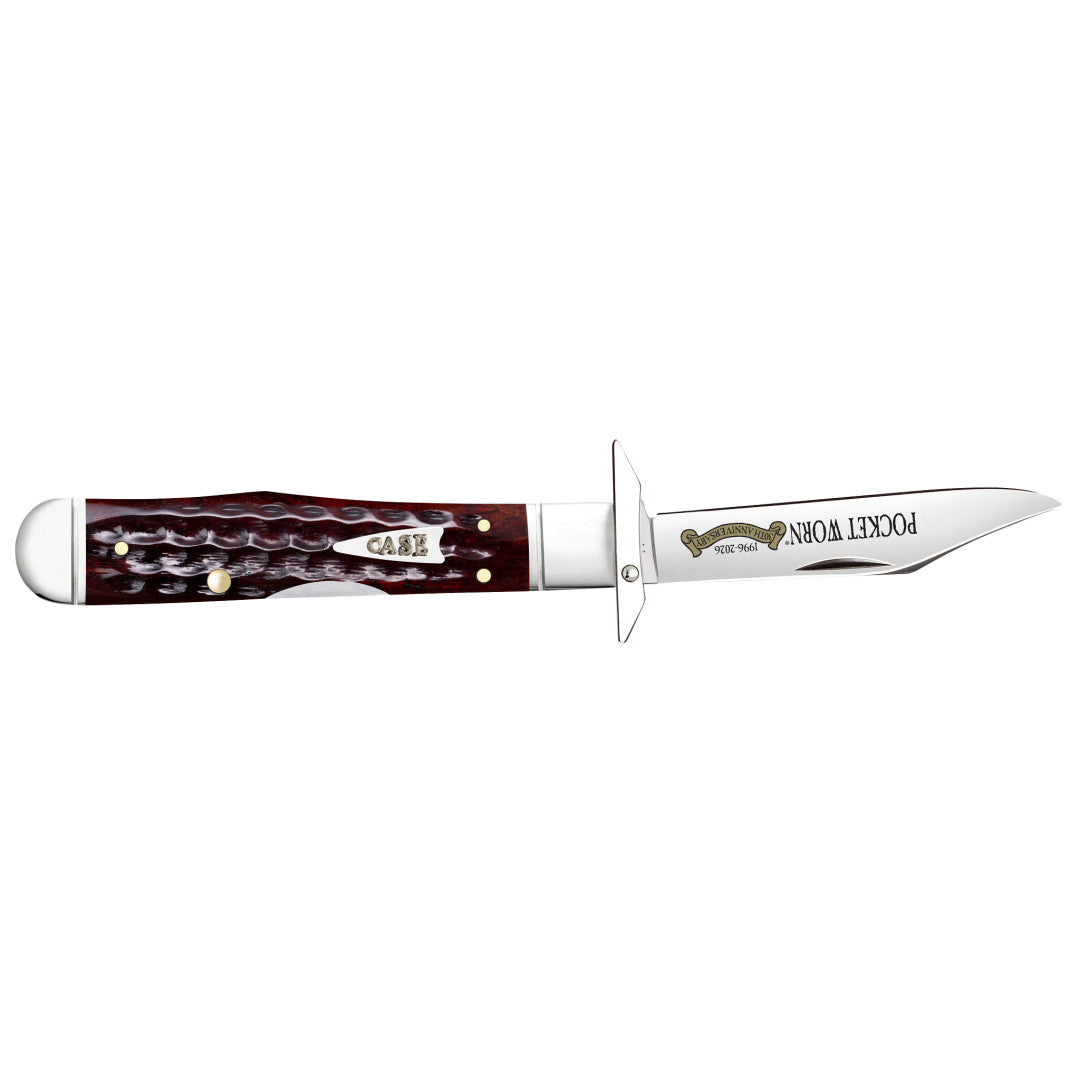Pocket Worn® Corn Cob Jig Mahogany Bone Cheetah Cub Open