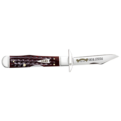 Pocket Worn® Corn Cob Jig Mahogany Bone Cheetah Cub Open