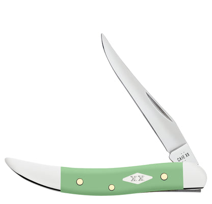 Smooth Mint Green Synthetic Small Texas Toothpick Front View