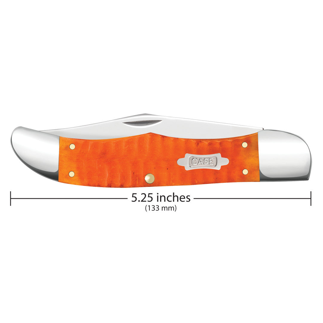 Gator Jig Persimmon Orange Bone CS Folding Hunter Dimensions