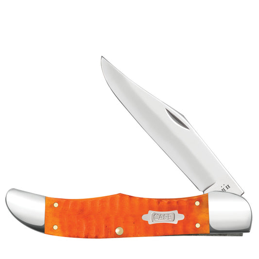 Gator Jig Persimmon Orange Bone CS Folding Hunter Front View