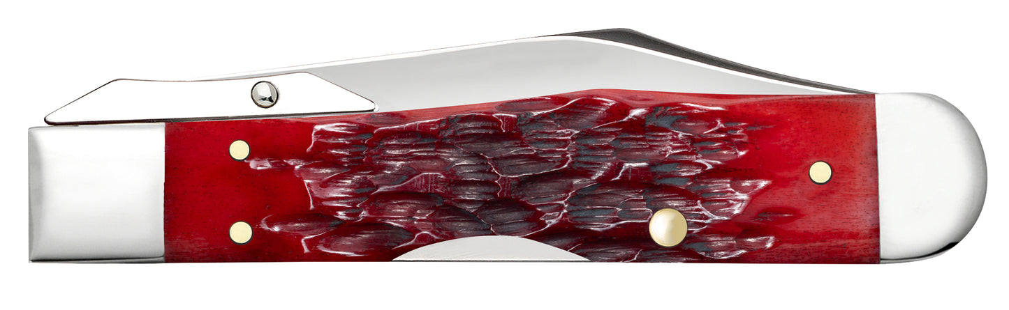 Peach Seed Jigged Dark Red Bone CS Cheetah® Cub Closed