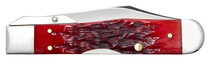 Peach Seed Jigged Dark Red Bone CS Cheetah® Cub Closed