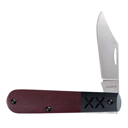 Crossroads™ Redstone Richlite® w/Black G-10 XR Barlow Front View