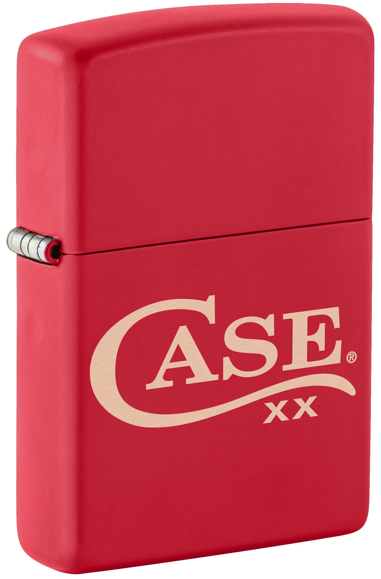 Case® | Zippo® Case Logo Red Matte Lighter – caseknives.com