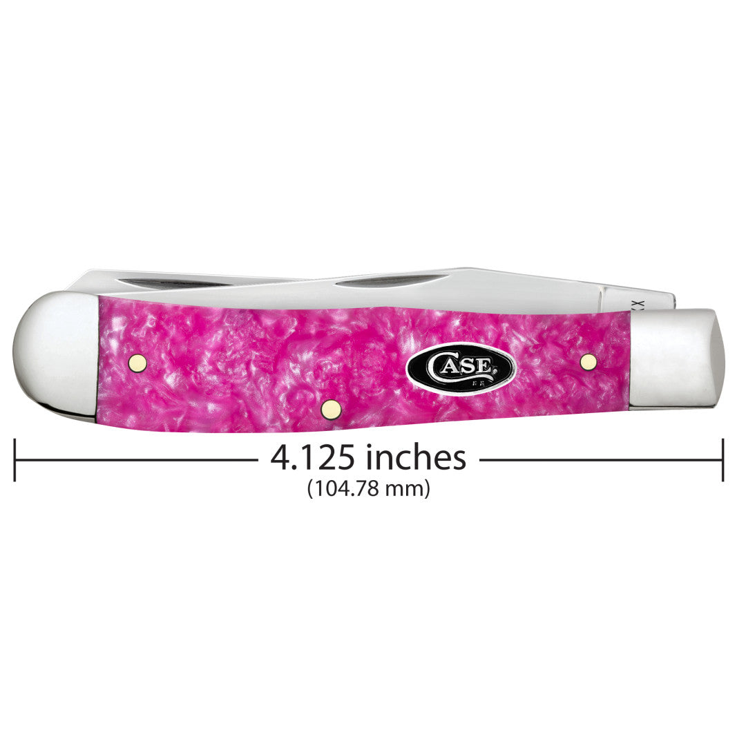 Smooth Pink Crackle Kirinite® Trapper Dimensions