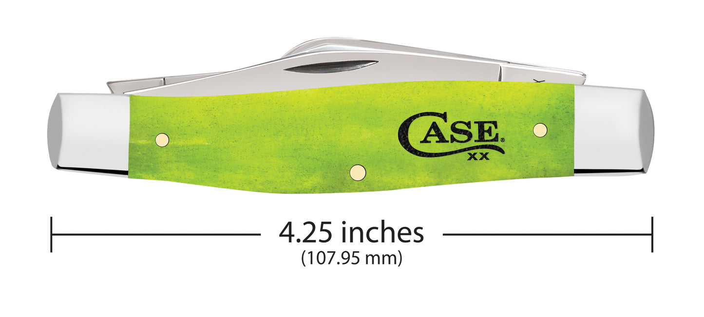 C. Platts' Sons - Smooth Lime Green Bone Large Stockman 6375 SS Dimensions