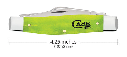 C. Platts' Sons - Smooth Lime Green Bone Large Stockman 6375 SS Dimensions