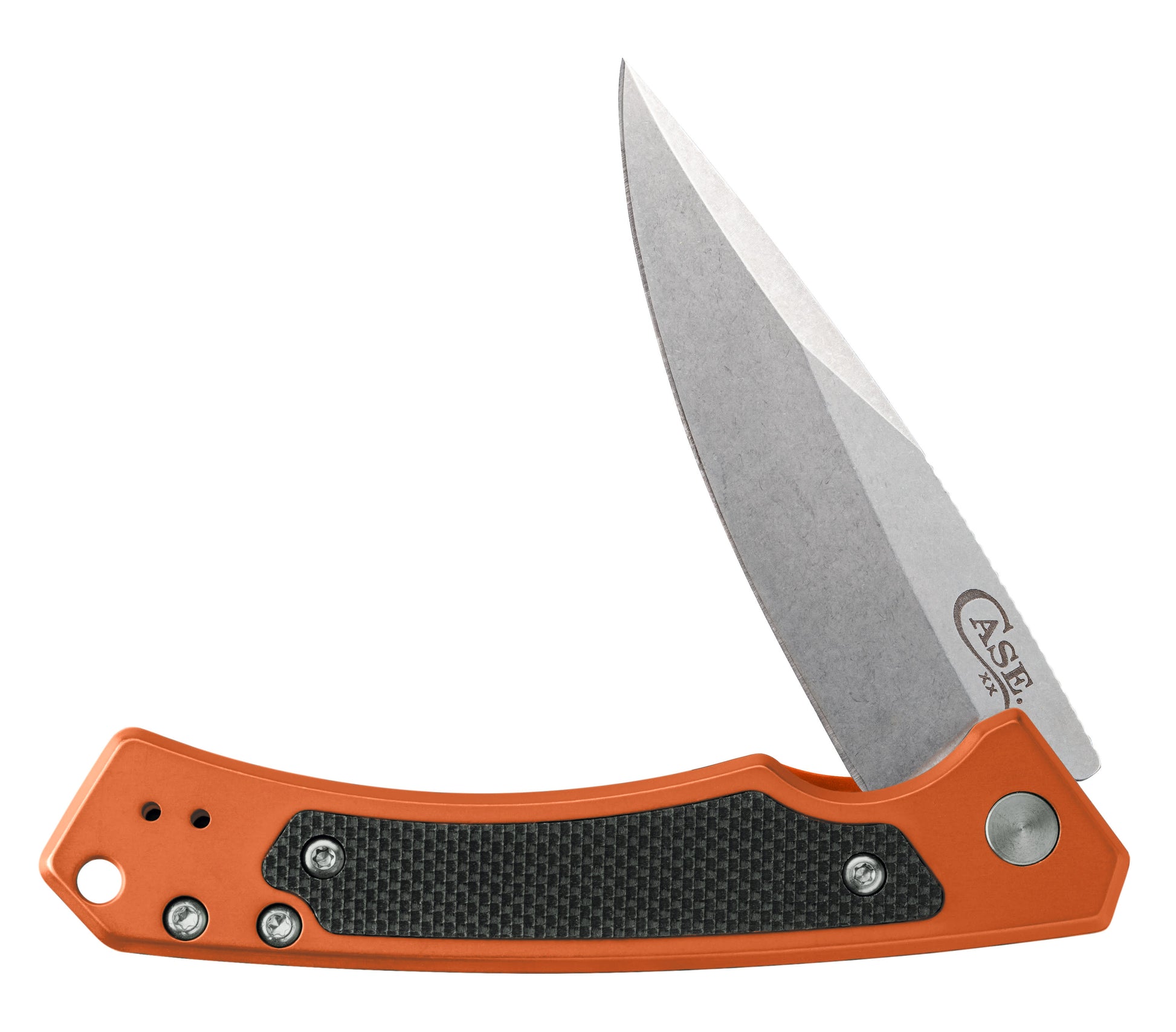 Orange Anodized Aluminum Marilla® Knife Open