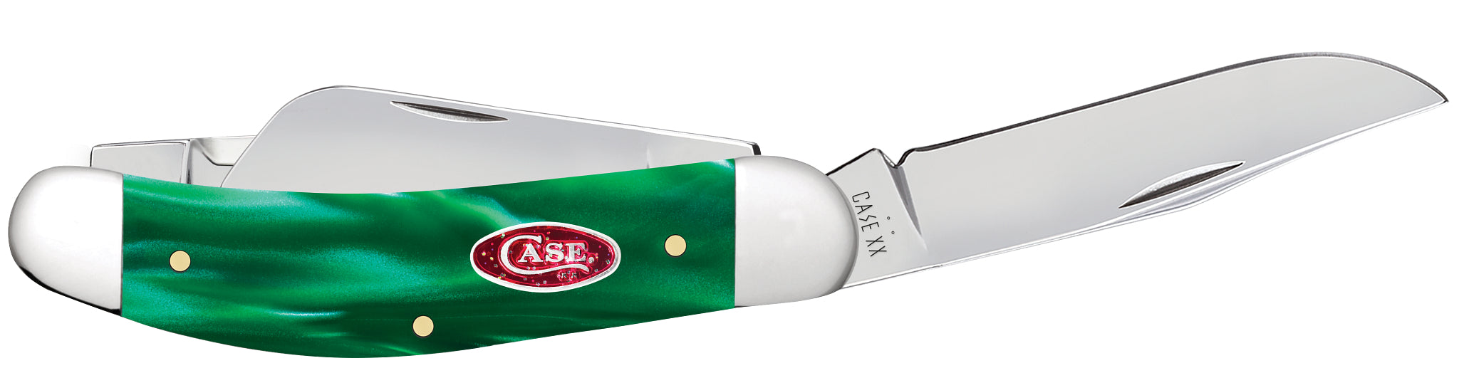 Case® | Smooth Green Pearl Kirinite® Sowbelly – caseknives.com