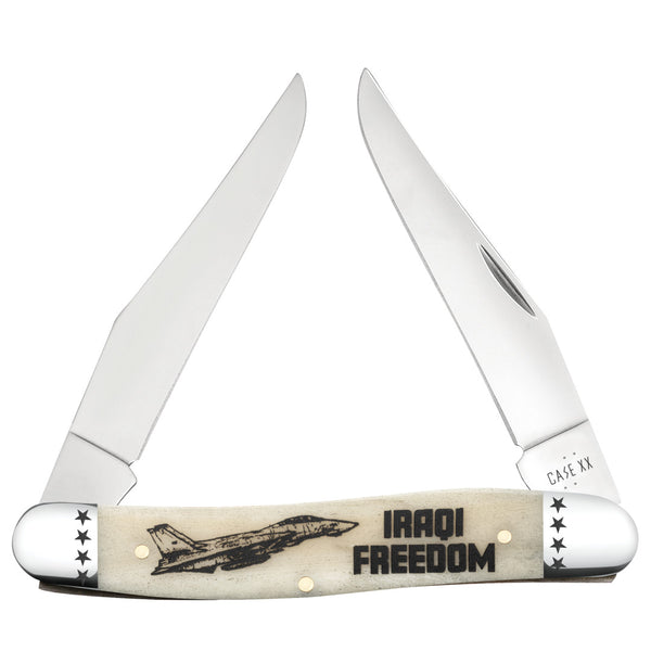 Case® | War Series Iraqi Freedom Smooth Natural Bone Muskrat