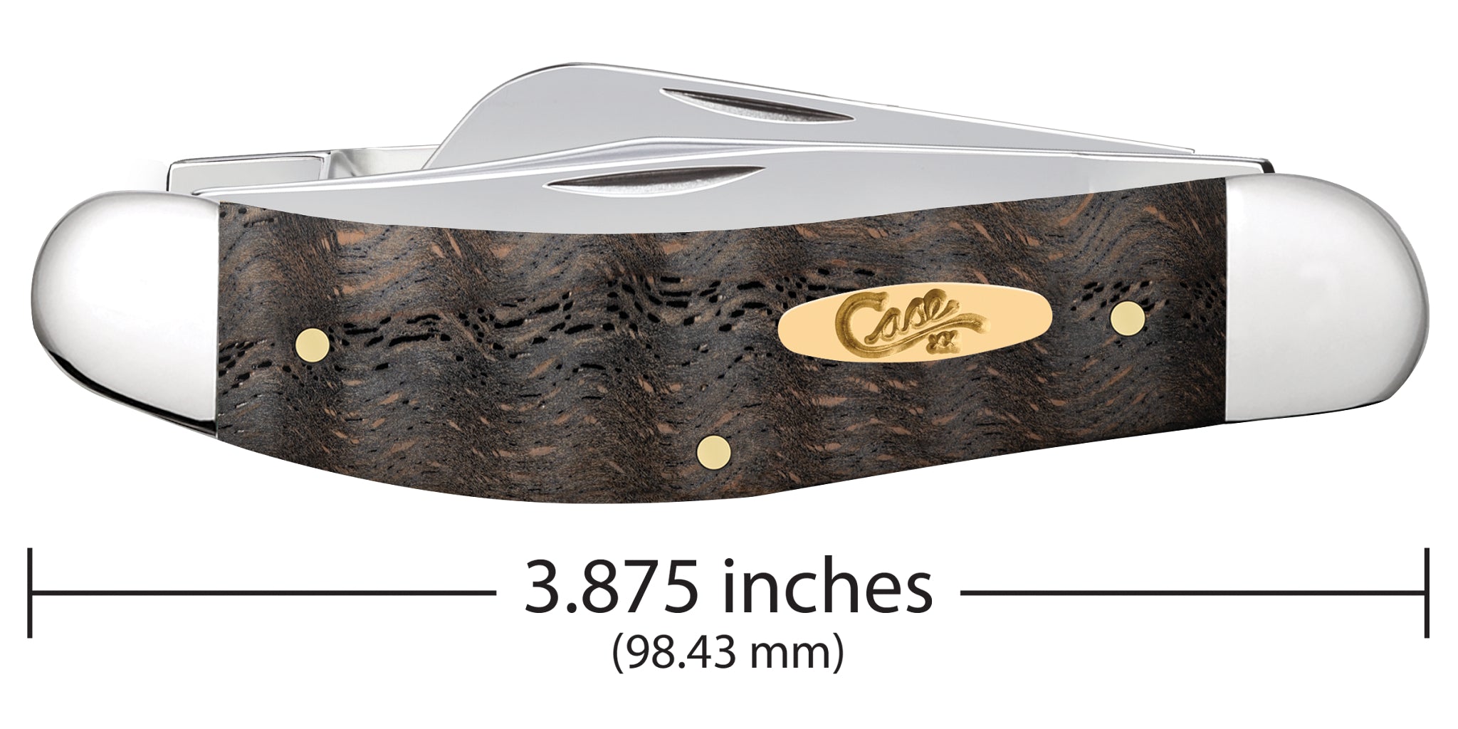 Case® | Smooth Black Curly Oak Wood Sowbelly – caseknives.com