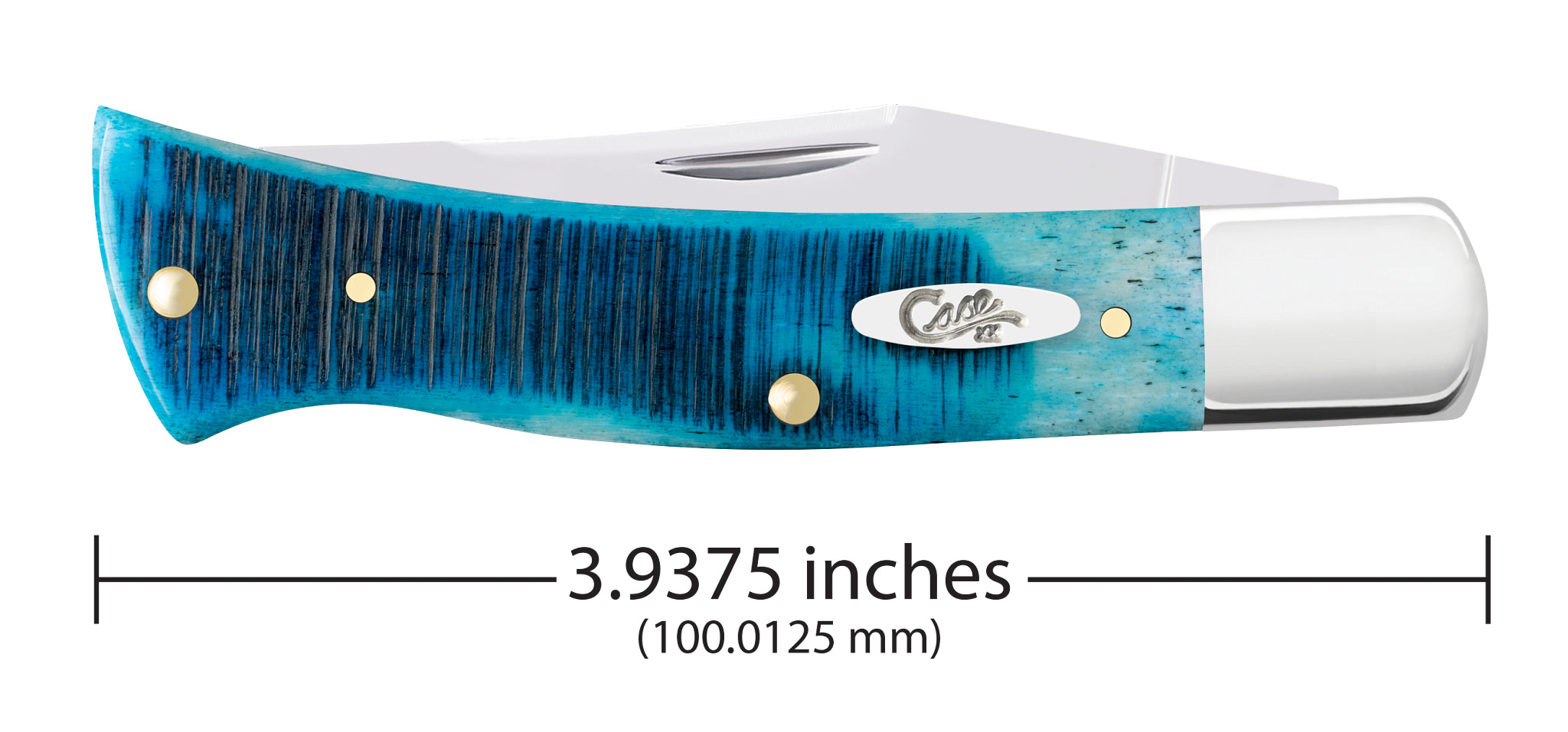 豪華6点ナリマン 秋刀魚SSP-6 / SSP-51 / オーシャンサラブレッド Case® | Sawcut Jigged Caribbean Blue Bone Case Axe Handle