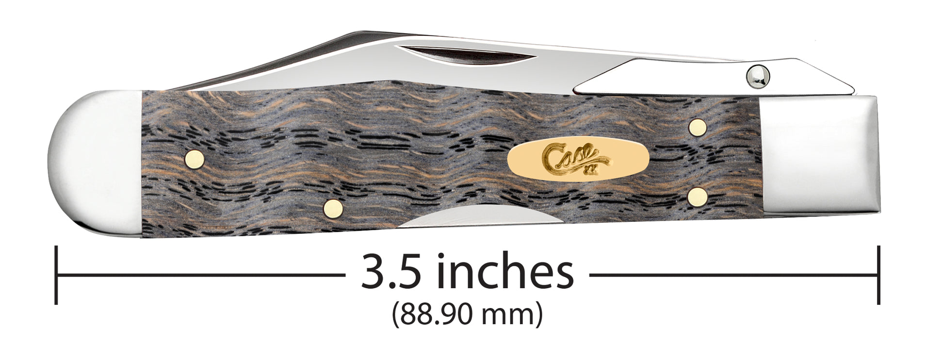 Smooth Black Curly Oak Wood Cheetah® Cub Dimensions