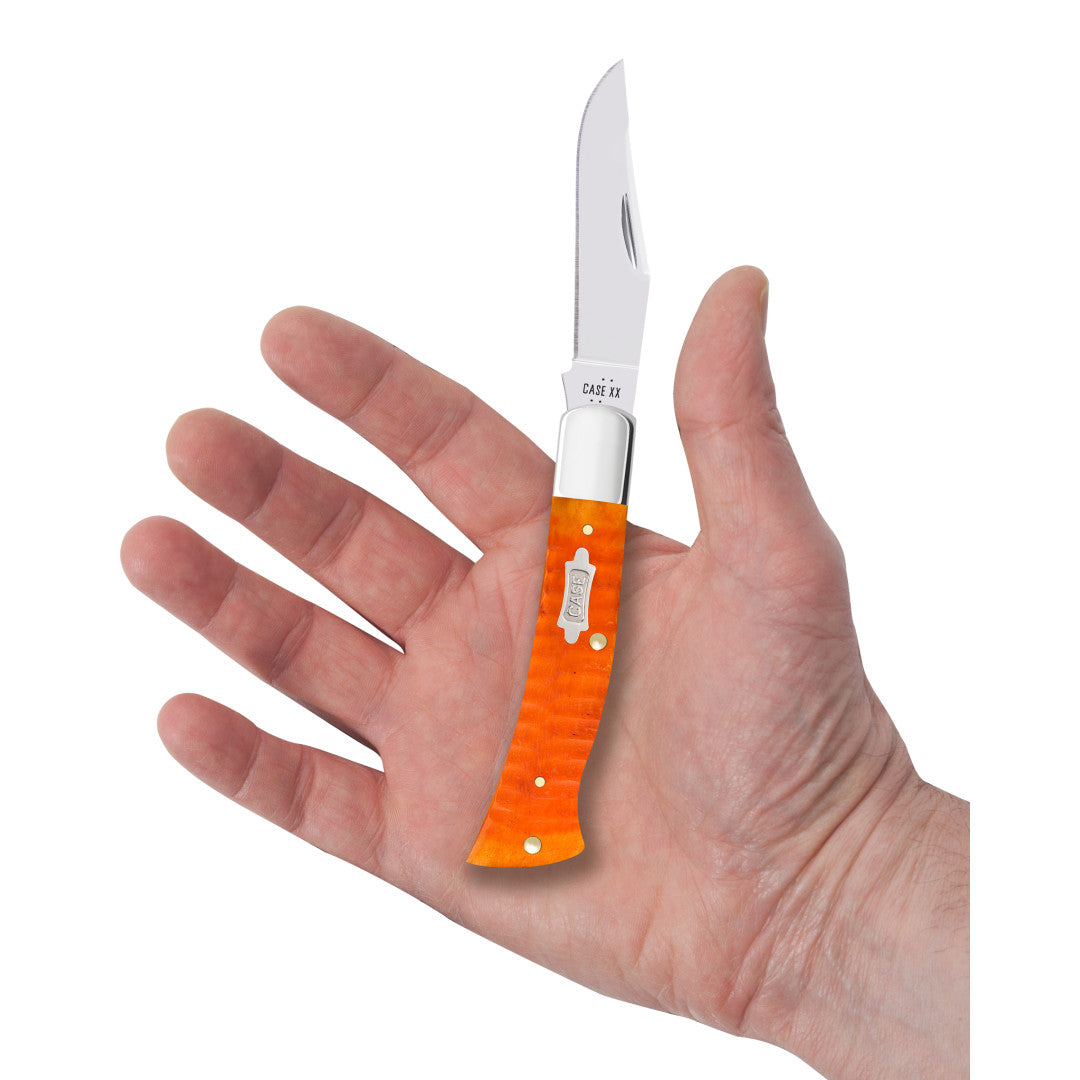 Gator Jig Persimmon Orange Bone CS Case Axe Handle® in Hand
