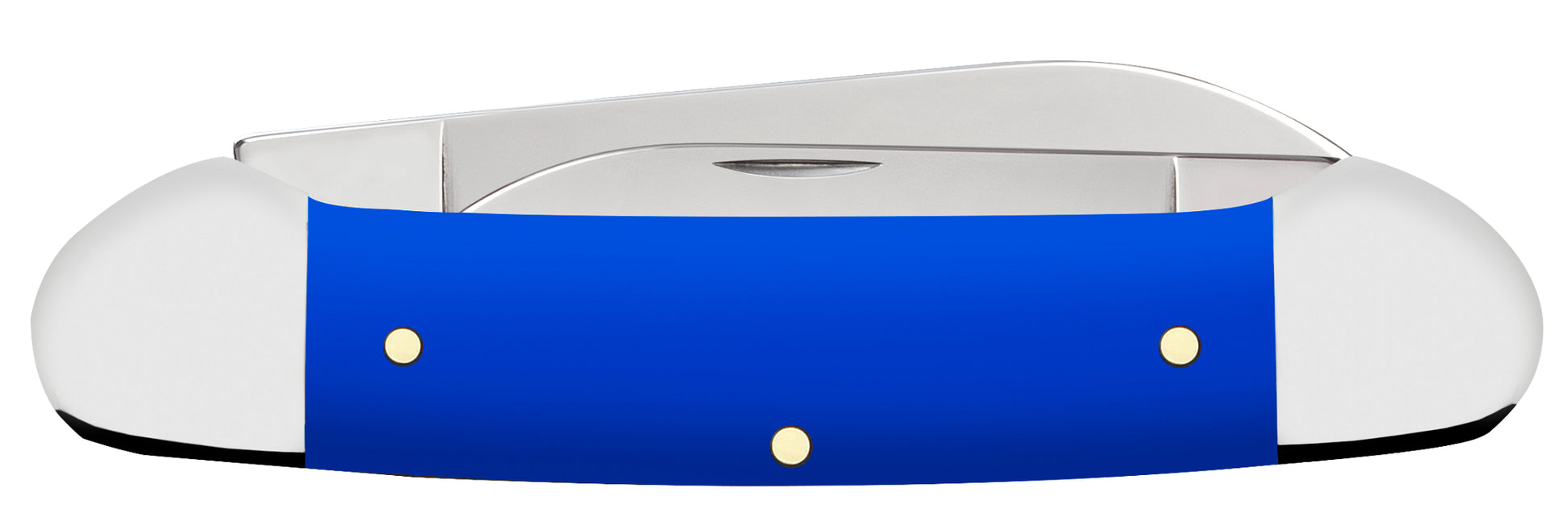 Royal Blue Synthetic Smooth Canoe Closed