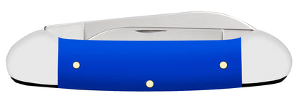 Royal Blue Synthetic Smooth Canoe Closed