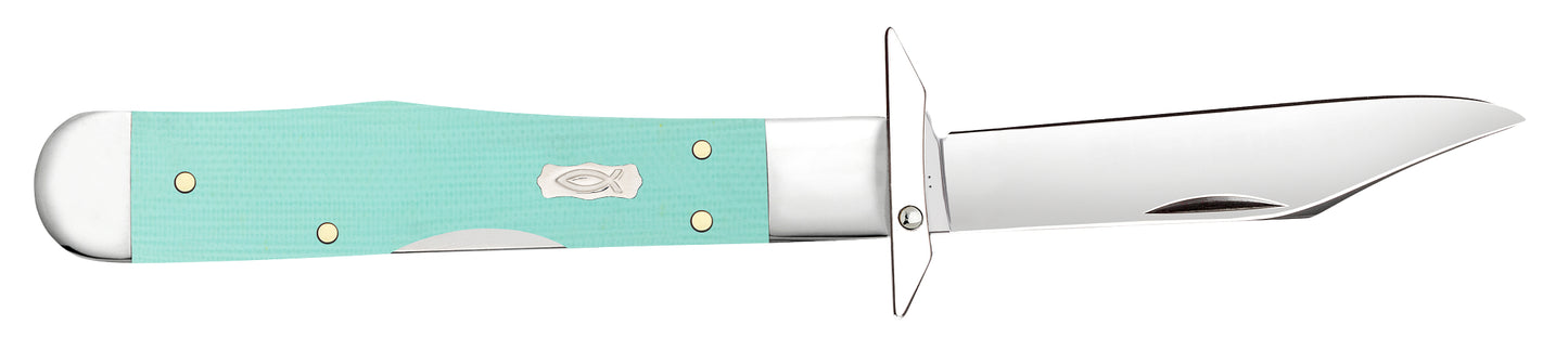 Vault - Smooth Seafoam Green G-10 Cheetah® Cub Open