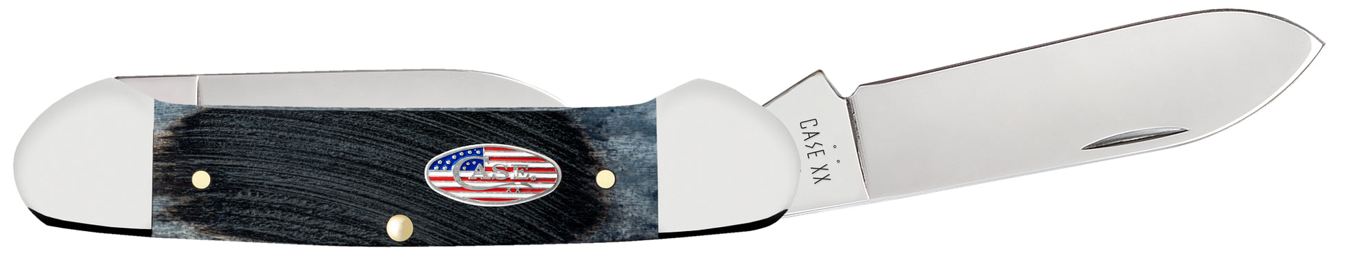 Sawcut Jigged Gray Bone Canoe Open