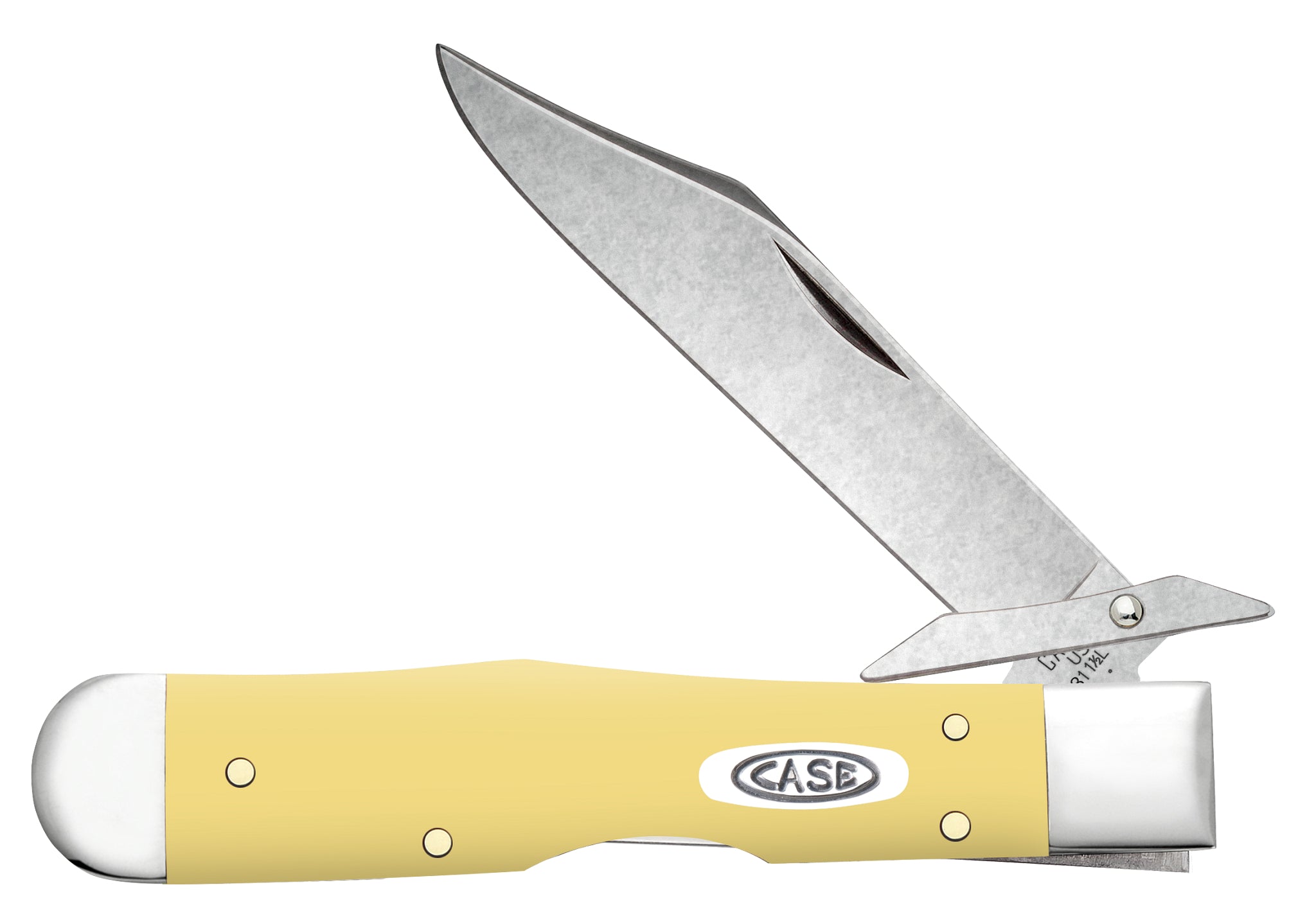 Case® | Smooth Yellow Synthetic Cheetah® Cub – caseknives.com Case® | Smooth Yellow Synthetic Cheetah® Cub – caseknives.com